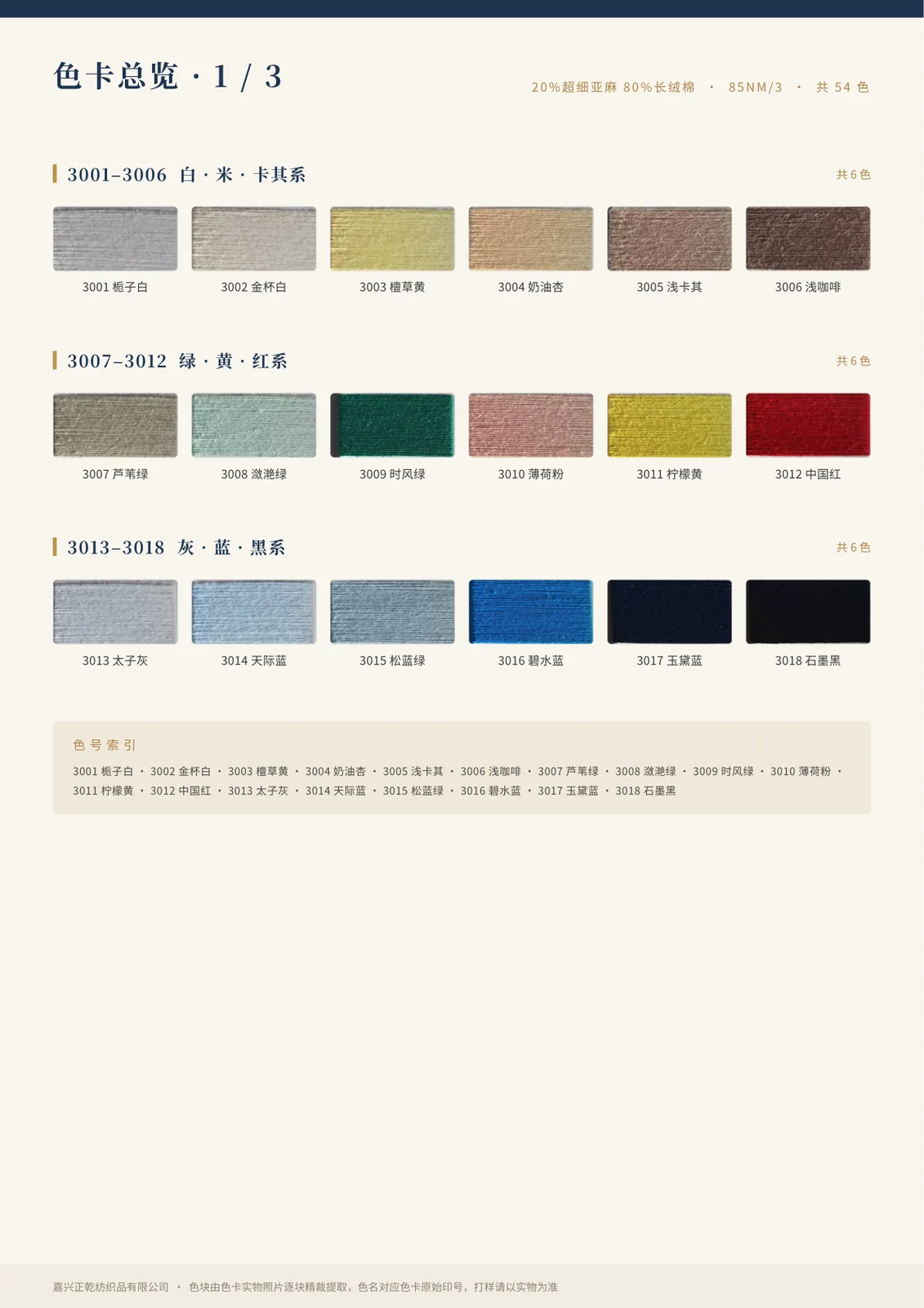 20% Extra-fine Linen / 80% Long-staple Cotton